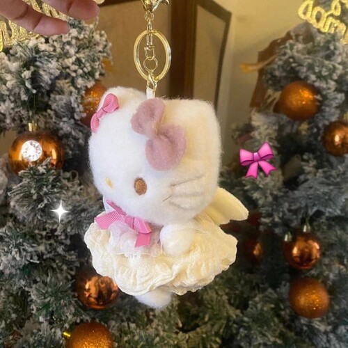 ins少女心kitty公仔毛绒可爱挂件