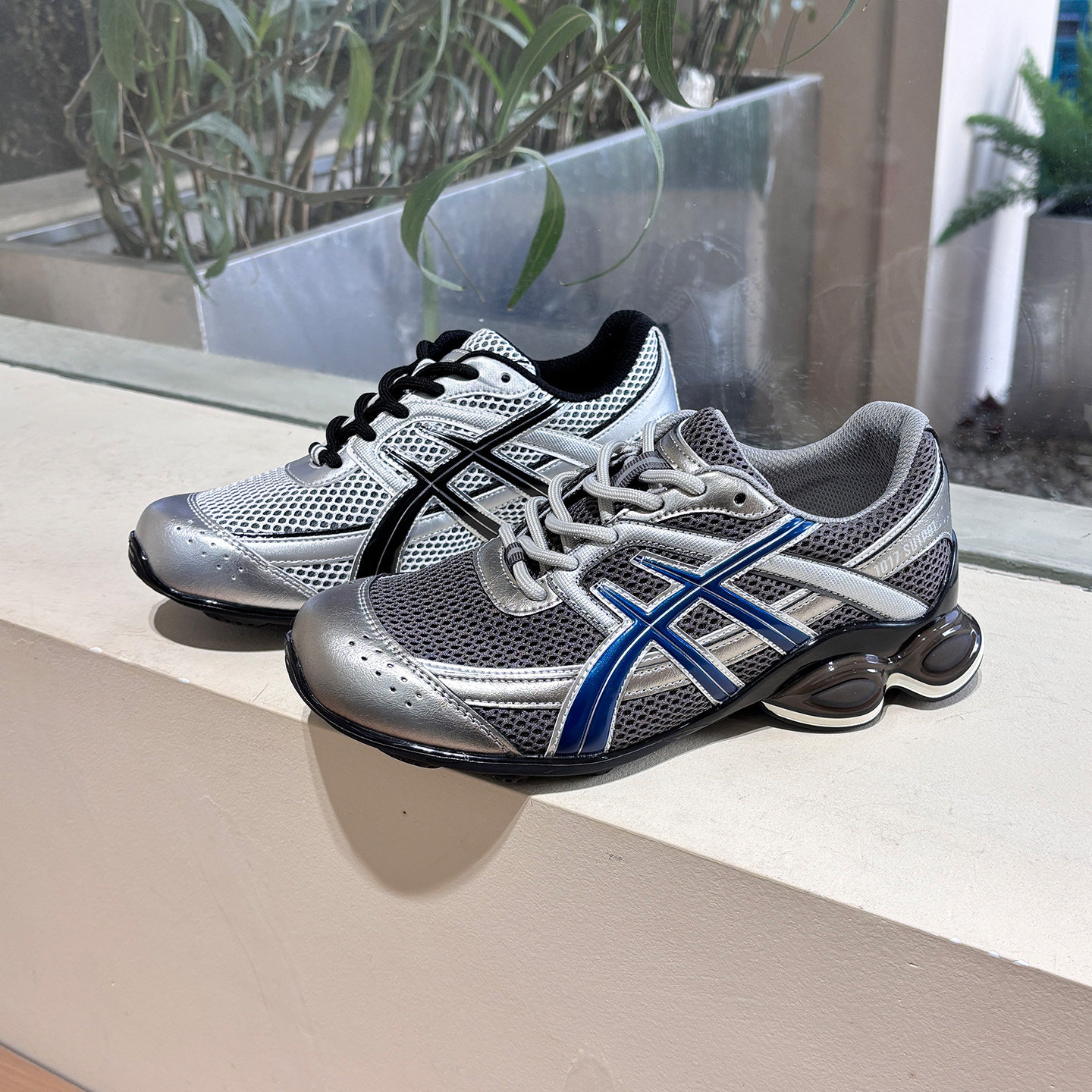 欧版透气运动阿甘德训鞋女2026春季新款网面跑步轻便气垫底老爹鞋