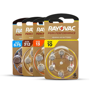 雷特威peak助听器专用原装纽扣A13电池A10锌空气电子A312配件正品