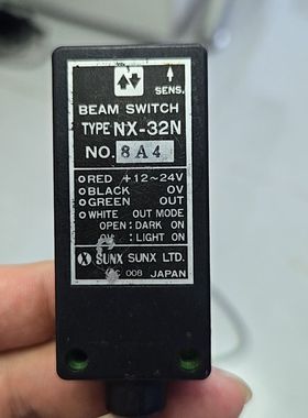 SUNX神视NX-32N光电传感器 绿色外壳 绝对