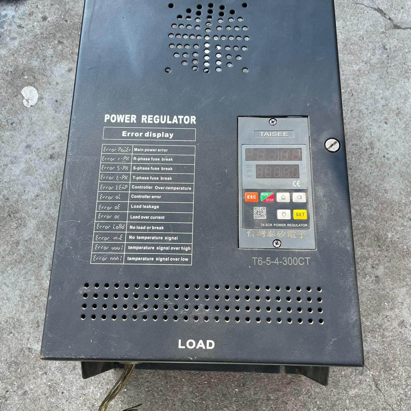台湾泰瑟电子T6-5-4-300CT电力调节器 拆机件 带显