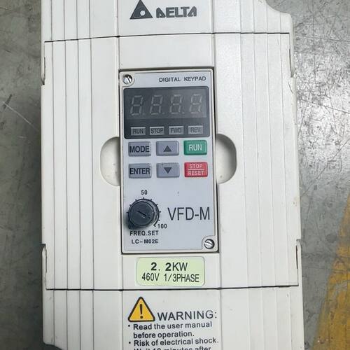 VFD022M43B 台达变频器 2.2KW 380V 实物