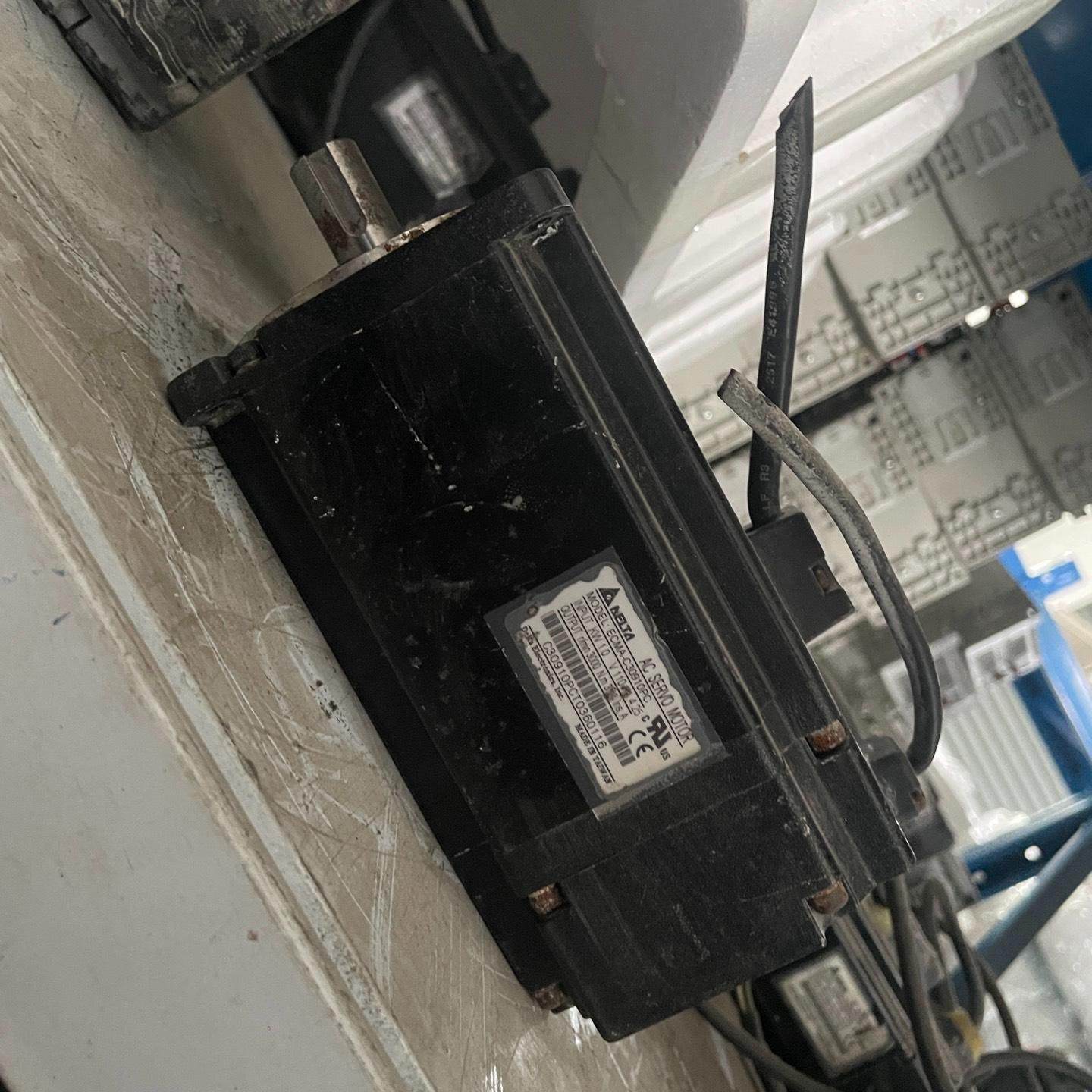 台达伺服电机ECMA-C30910PC 实物拍摄。拆机货 成