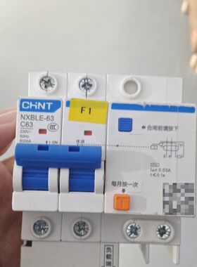 NXBLE-63漏电保护器 2P C63 230V 50