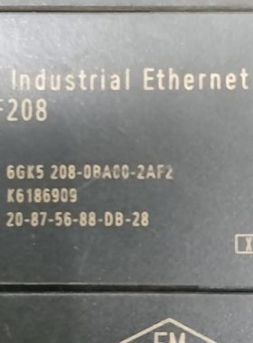 西门子工业以太网交换机 SCALANCE XF208 型号6