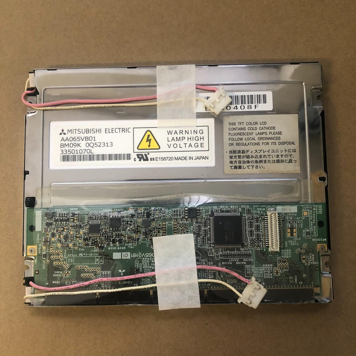 6.5寸液晶显示屏 型号AA065VB01。日本