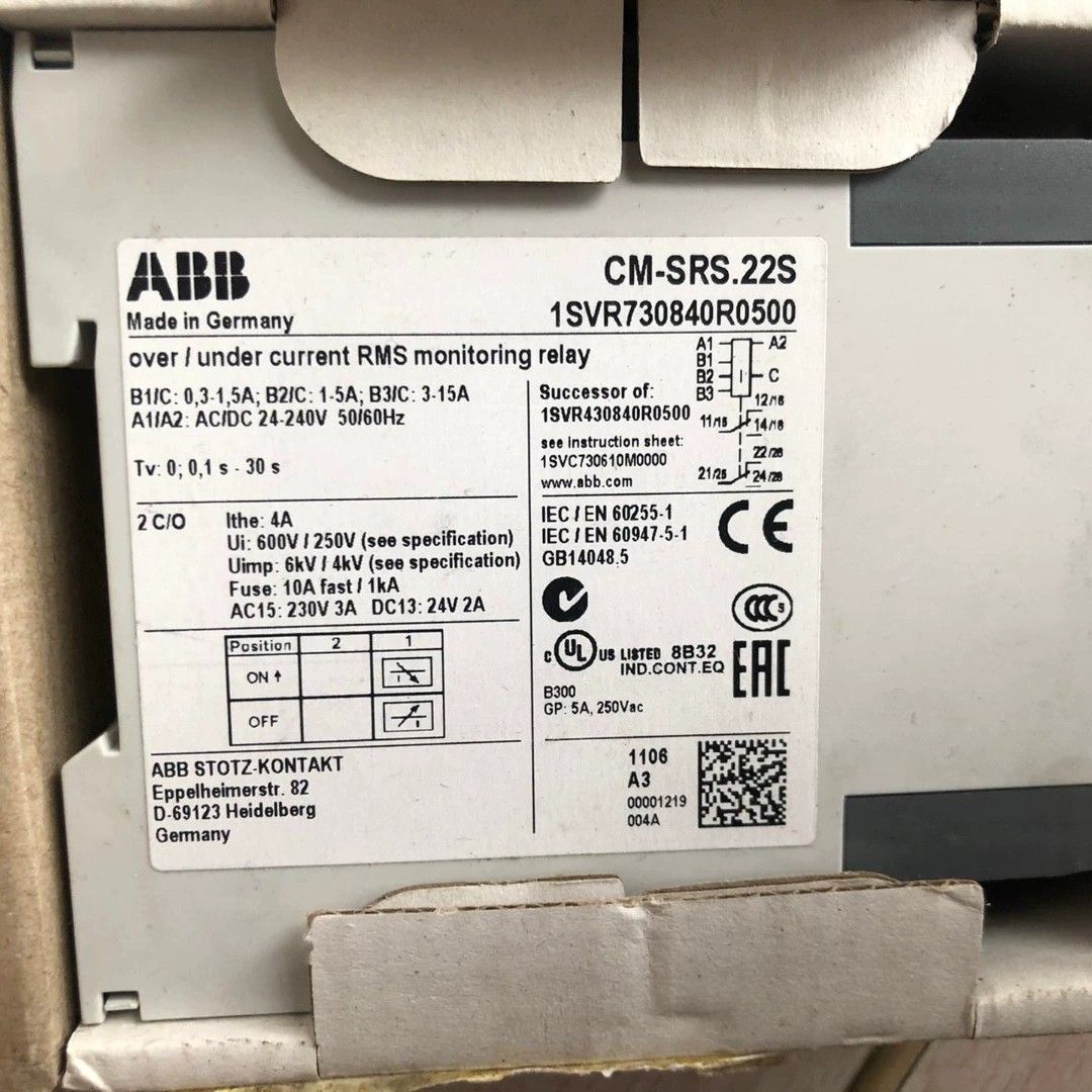 ABB时间继电器CT-MBS.22S CT-ERS.22S