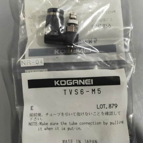 KOGANEI气管接头调节阀TVS6-M5截流阀气管6