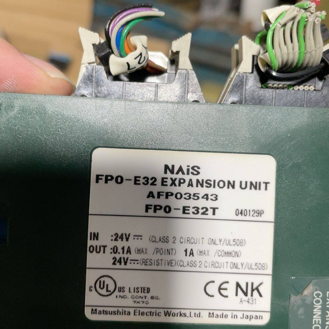 FP0-E32T PLC模块  成色如图