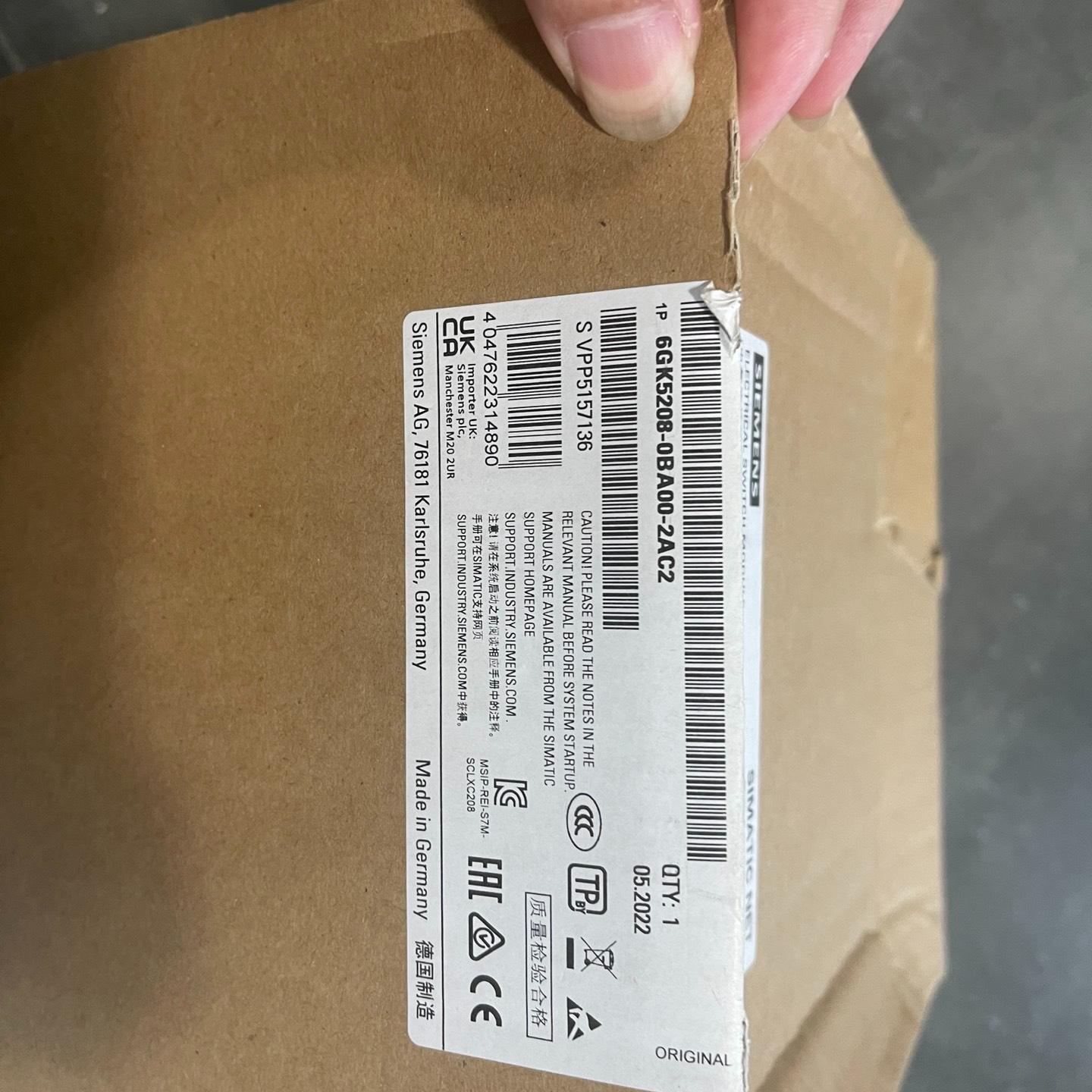 6GK5208-0BA00-2AC2西门子电气交换机6GK5