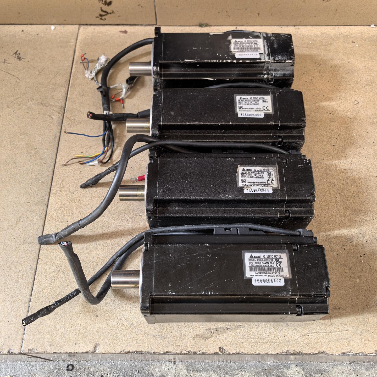 台达400w带刹车伺服电机 型号 ECMA-C20807SS