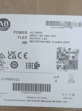 22F-V1P6N103全新未拆封现货 标价