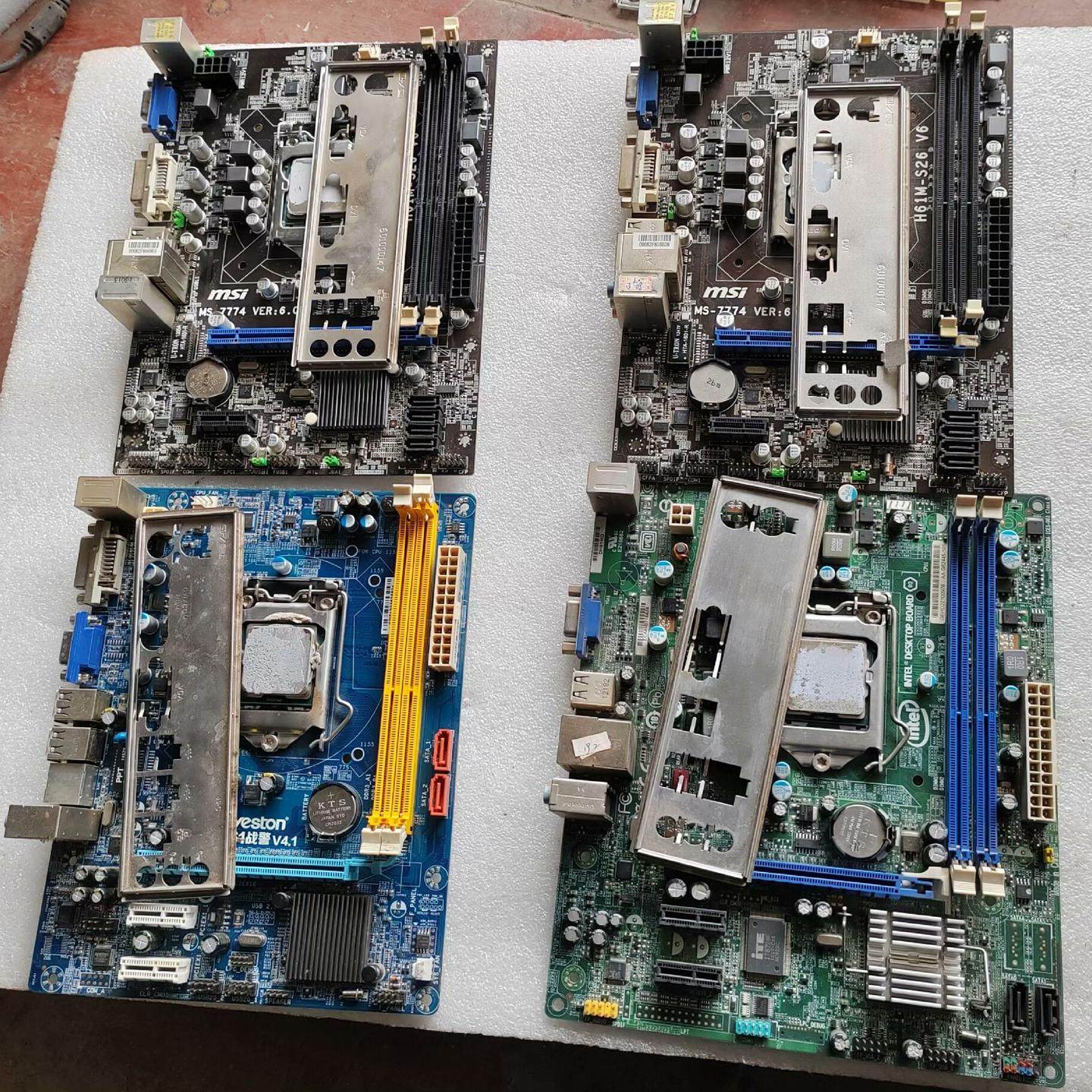 H61主板 。支持二三代CPU  都测试正常