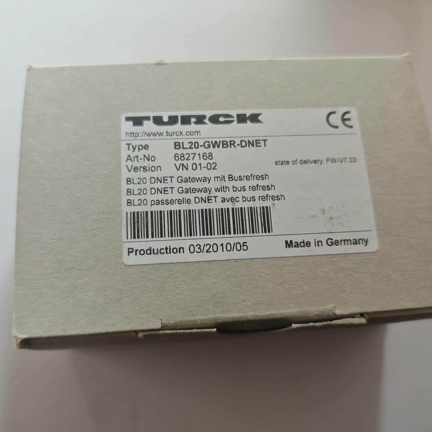 图尔克通讯模块BL20-GWBR-DNET现