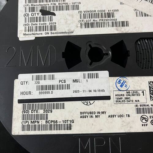 BCP56-10T1G工程剩料720个有兴趣来2
