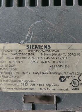 6SE6430-2AD31-5CA0变频器拆机主板 实