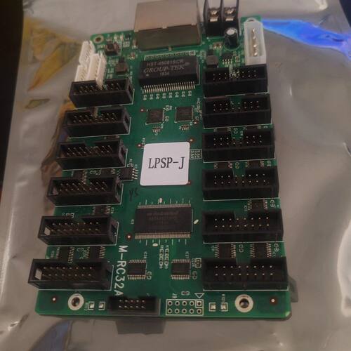 摩西尔LPSP-J显示屏控制卡 型号M-RC32A 功能完好