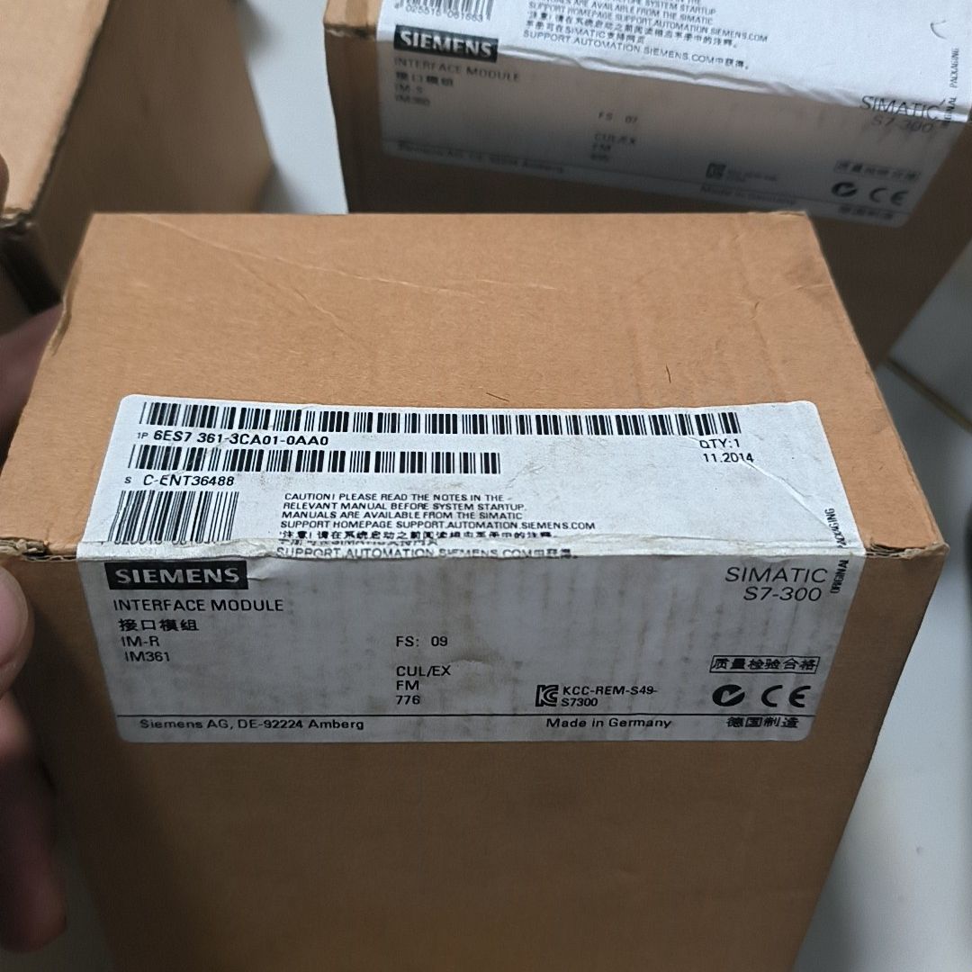 6ES7 361-3CA01-0AA0 全新原装未拆封西门子