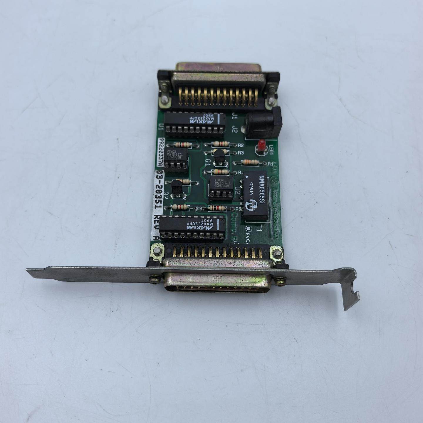 ASM固晶机控制卡 型号03-20351 REV A 2排2