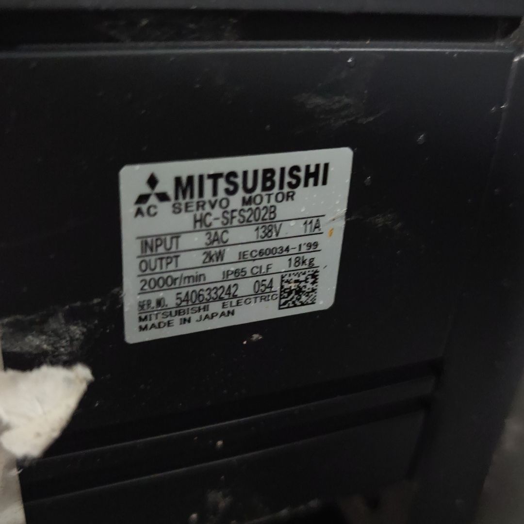 三菱伺服电机HC-SFS202B 日本原装进口 输入3AC