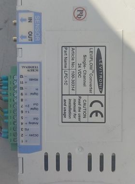 LEVITRONIX流量转换器 100-30314 LFC-