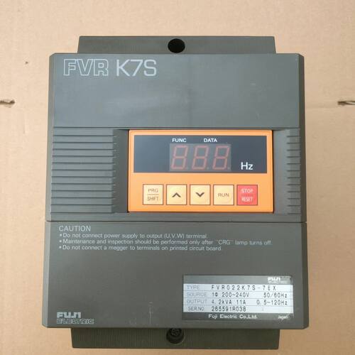 变频器 FVR022K7S-7EX 4.2kVA 200