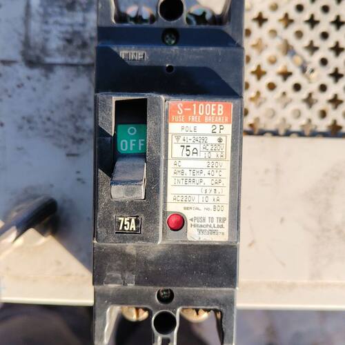 拆机低压断路器 型号是S-100EB 75A 2