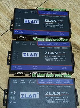 卓岚ZLAN5443A四口串口服务器 支持RS232/485