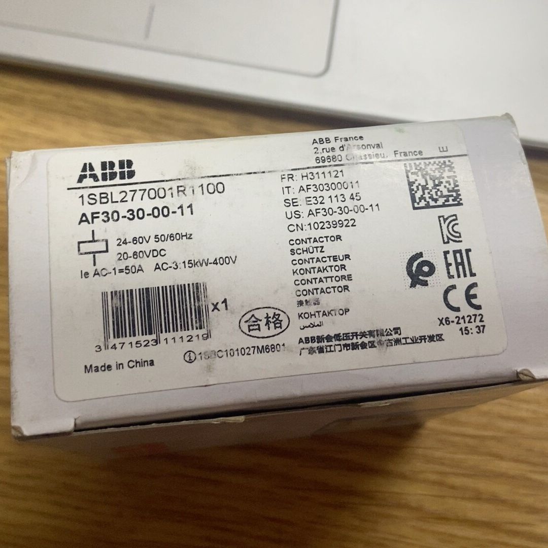全新原装ABB交直流线圈接触器AF30-30-00-11 2