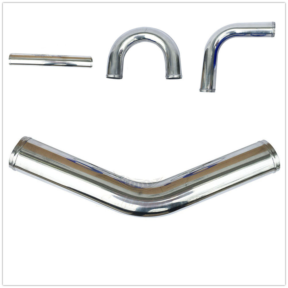 通用型铝合金进气直铝管45/90度u型涡轮增压中冷管路进气管百搭管