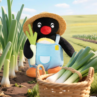 pingu企鹅盲盒开心农场玩偶毛绒挂件小公仔周边可爱玩具礼物优迈