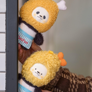 白熊百货商店Pan师傅 便当组合鸡腿dou炸虾潘酱手办摆件公仔玩具