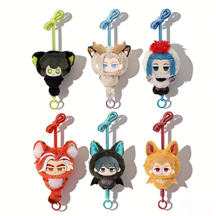 罗小黑战记2森灵物语毛绒挂件收纳包鹿野无限玩偶公仔周边正FANSZ