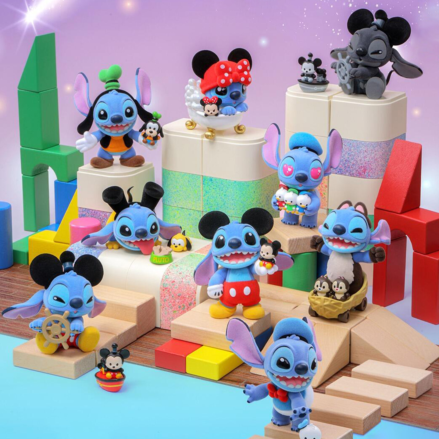 史迪奇狂热系列盲盒COSBI玩偶