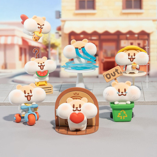 奶茶鼠定格瞬间盲盒可爱摆件