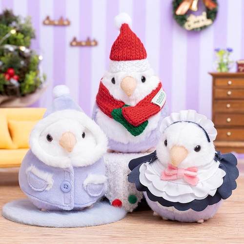 小鸟芋圆变装挂件牡丹鹦鹉周边