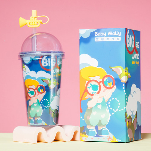 babymolly周边水杯万达院线潮玩