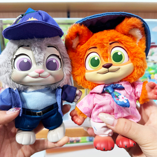 疯狂动物城城市居民盲盒毛绒搪胶朱迪尼克狐zootopia迪士尼Disney