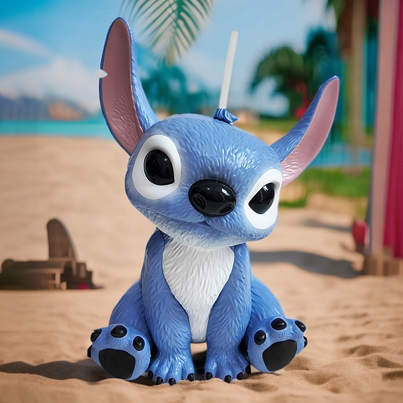 史迪奇星際寶貝水杯吸管杯子