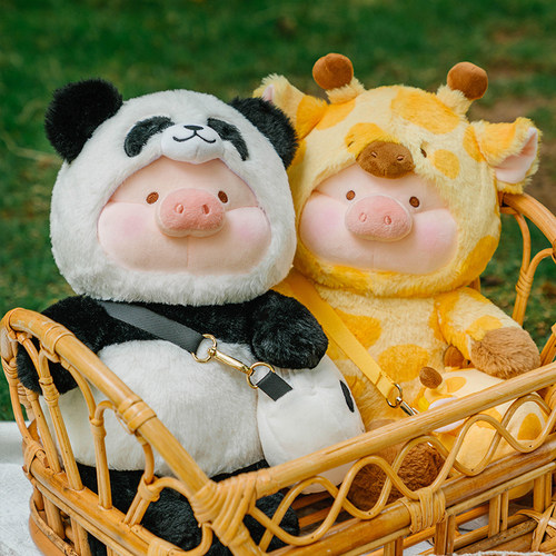 lulu猪动物派对系列周边毛绒玩偶