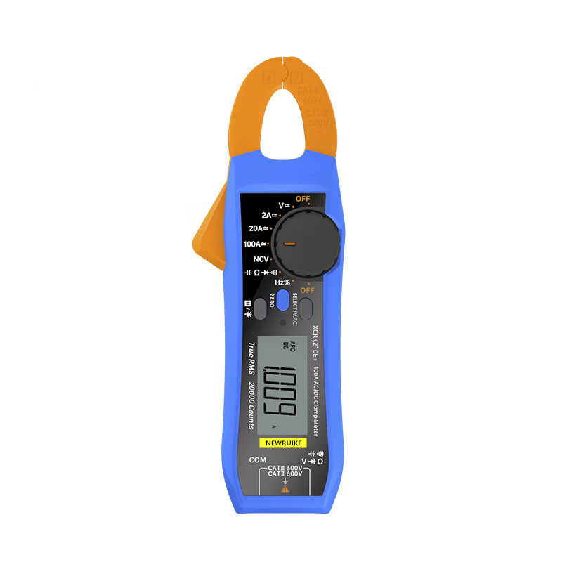 新创XCRK210E数字钳形表高精度钳型万用表全自动交直流迷你电流表