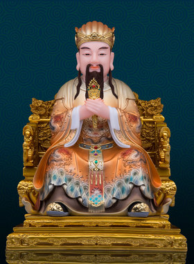 石材中式客厅城隍爷神像