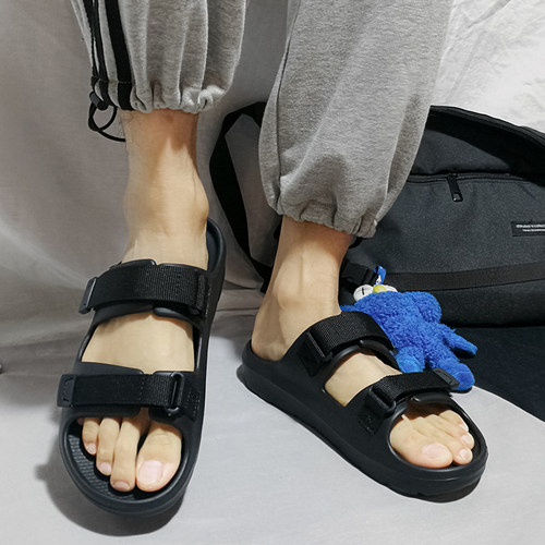夏季情侣踩屎感拖鞋47大码男鞋女鞋加肥加宽46外穿凉拖鞋0428k