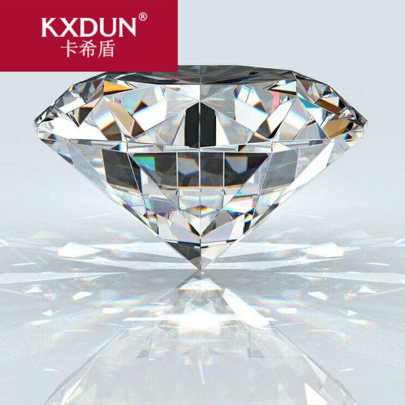 KXDUN/卡希盾30/50/80分莫桑钻裸石定制美国莫桑石1/2/3克bs0322