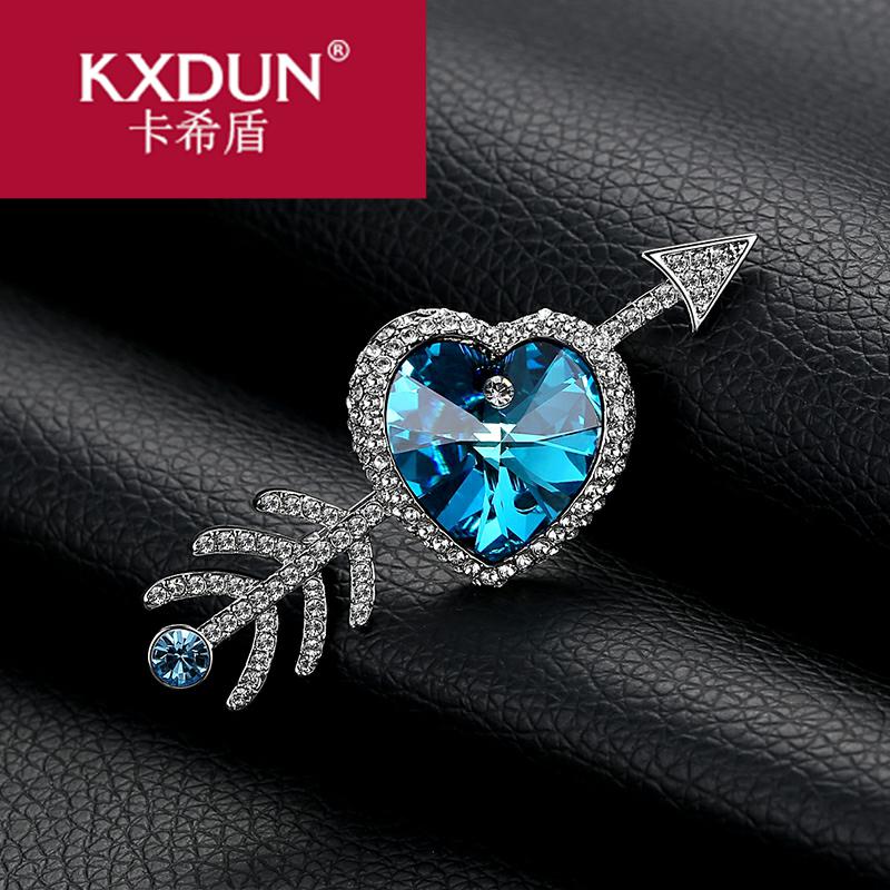 KXDUN欧美复古胸花天使之吻胸针气质配饰毛衣女西装秋冬简JZ0731