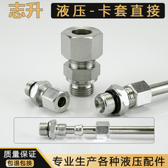 Ống nối thủy lực trực tiếp 1 phút 2 phút 3 phút Ren ngoài Ống nối chuyển tiếp hình nón 24 độ sang vòng đệm gioăng ED hoàng gia đầu nối tuy ô thủy lực cấu tạo khớp nối thủy lực