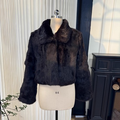 全真兔毛皮草上东老钱