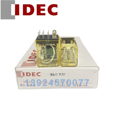 原装正品IDEC和泉继电器 RH2B-U宽8脚DC24V AC220V RH2B-UL RH3B