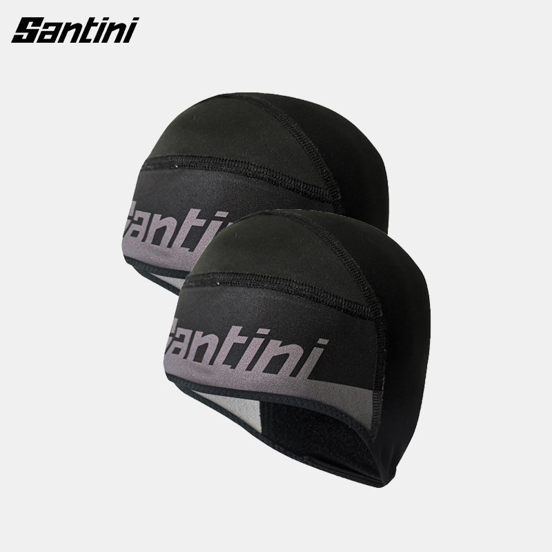 santini XF男女款冬季骑行防风保暖护耳头套小帽用于头盔内-5-5度