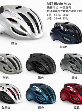 met骑行头盔带mips防护